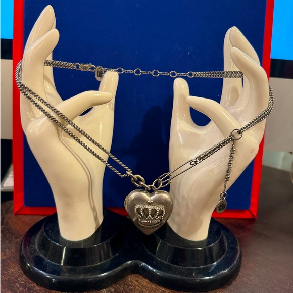 Juicy Couture Y2K Super Rare Silver Victorian Jewelled...